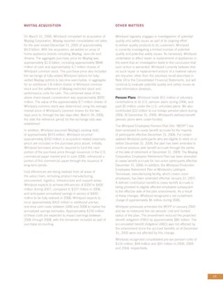 whirlpool Annual Report2006