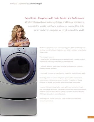 whirlpool Annual Report2006
