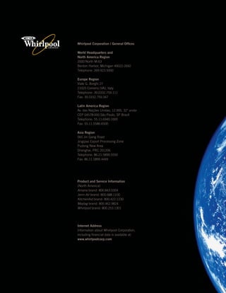 whirlpool Annual Report2006