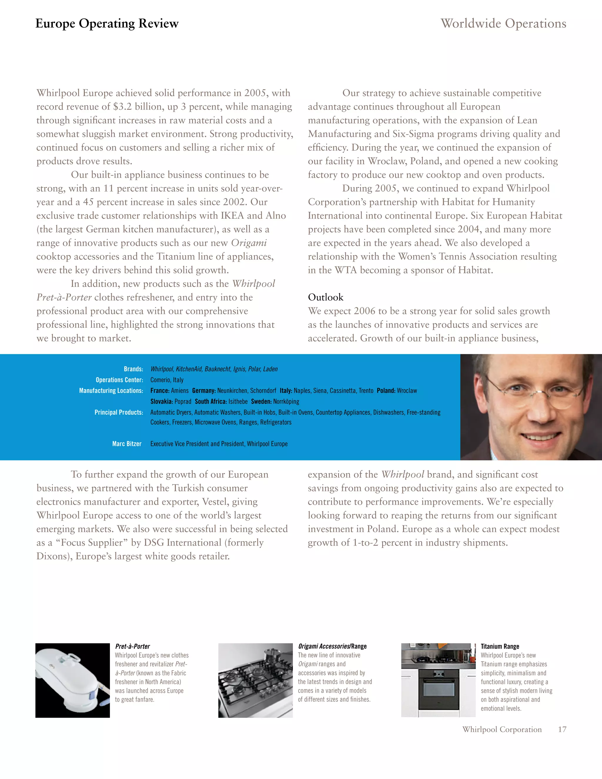 whirlpool Annual Report2005