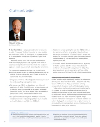 whirlpool Annual Report2003