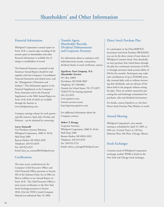 whirlpool Annual Report2004