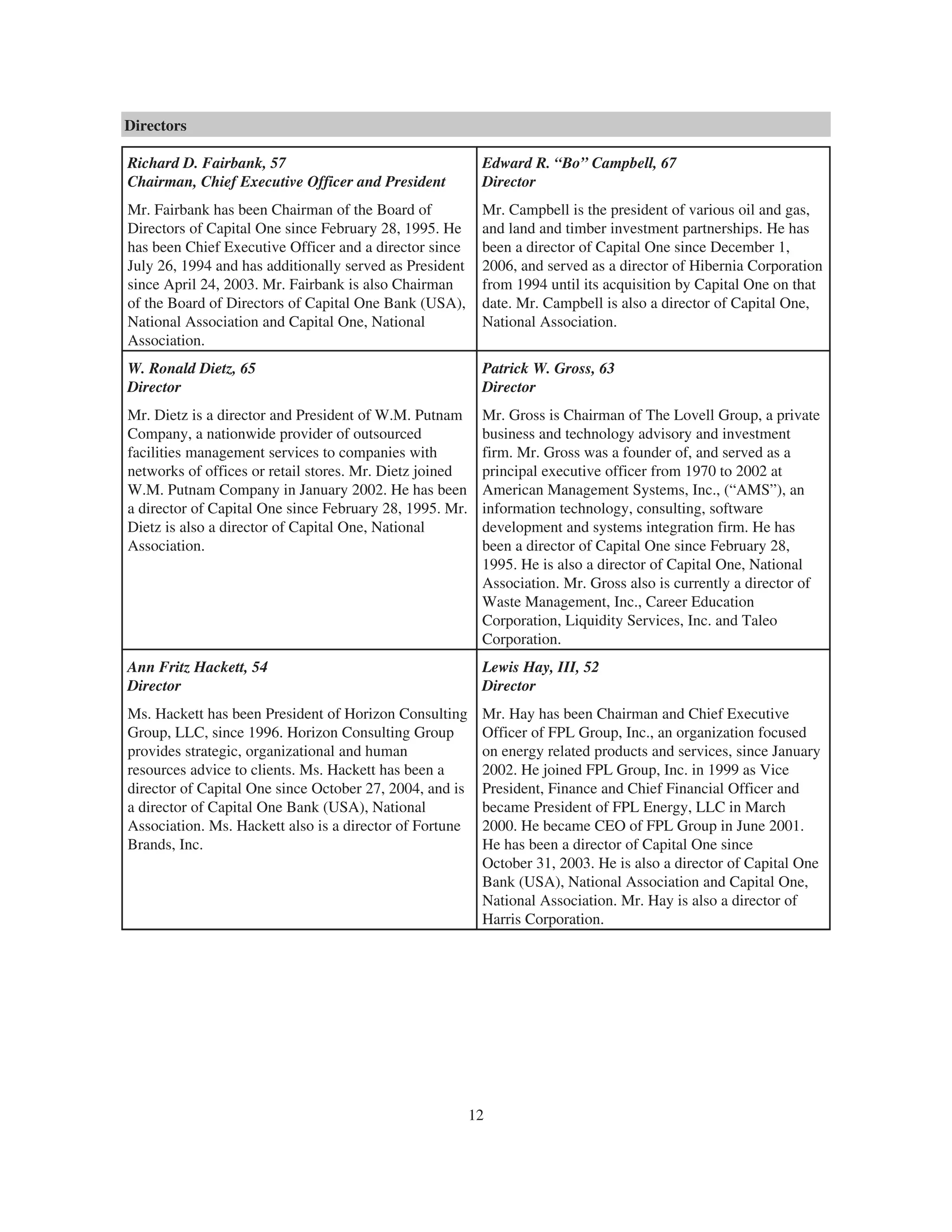 capital one 2008 Proxy Statement