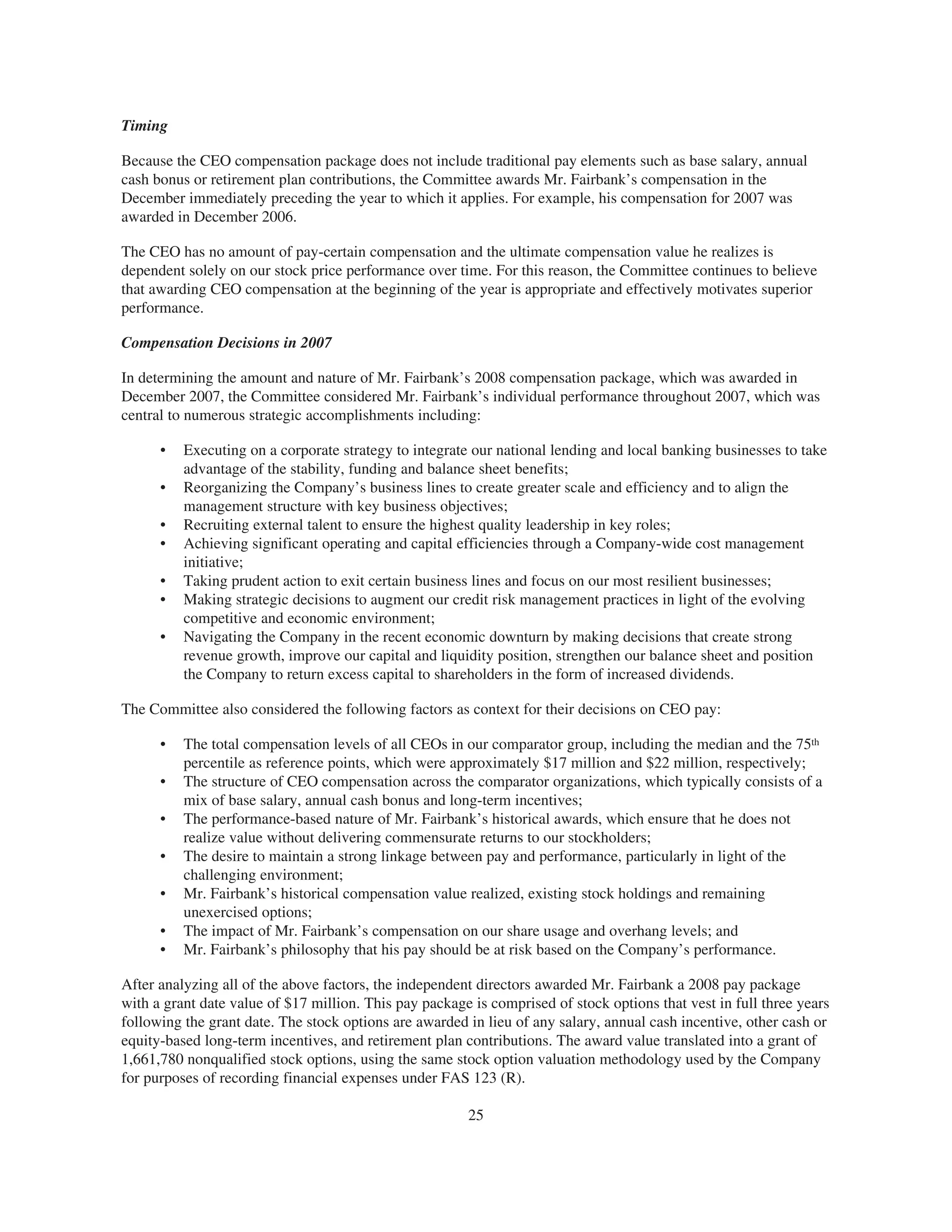 capital one 2008 Proxy Statement