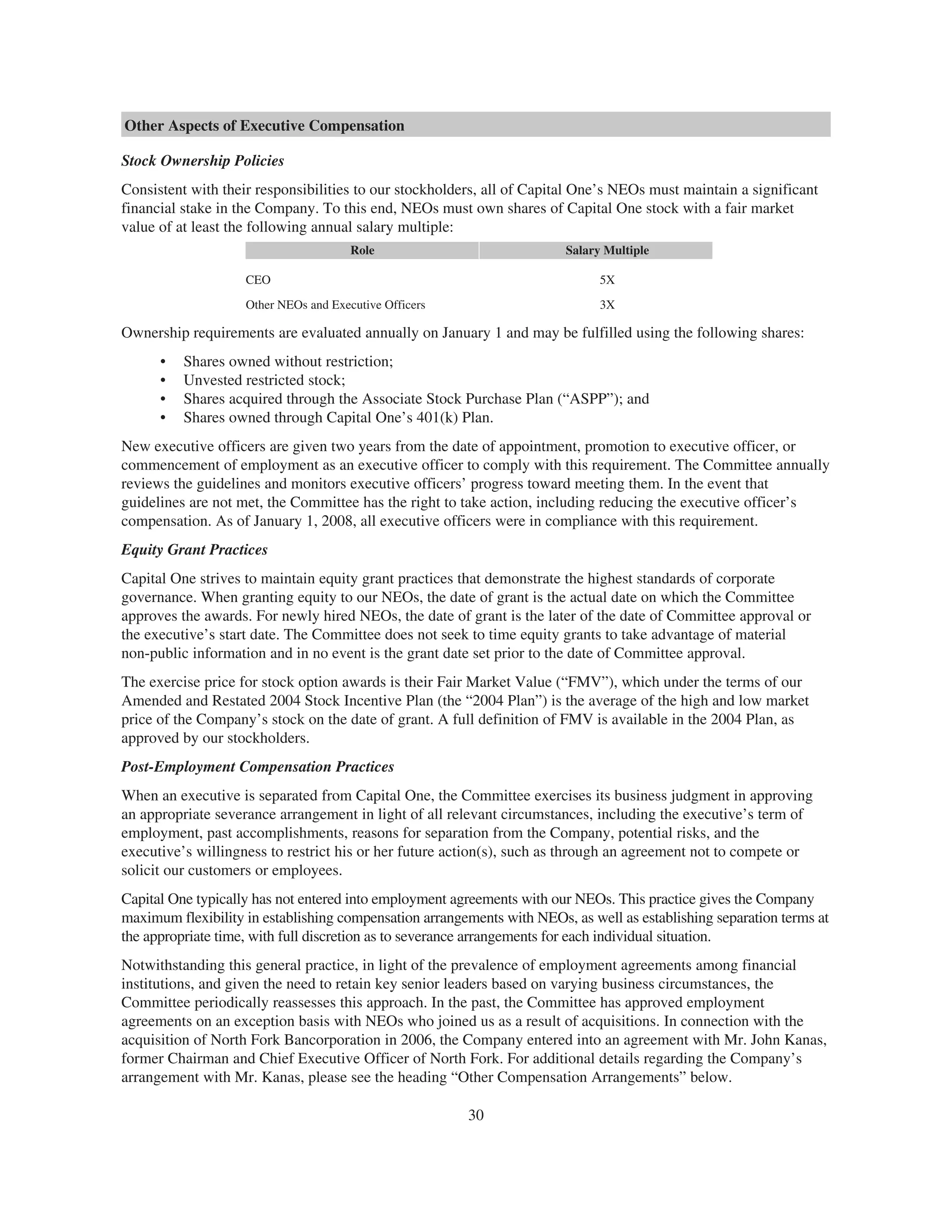 capital one 2008 Proxy Statement