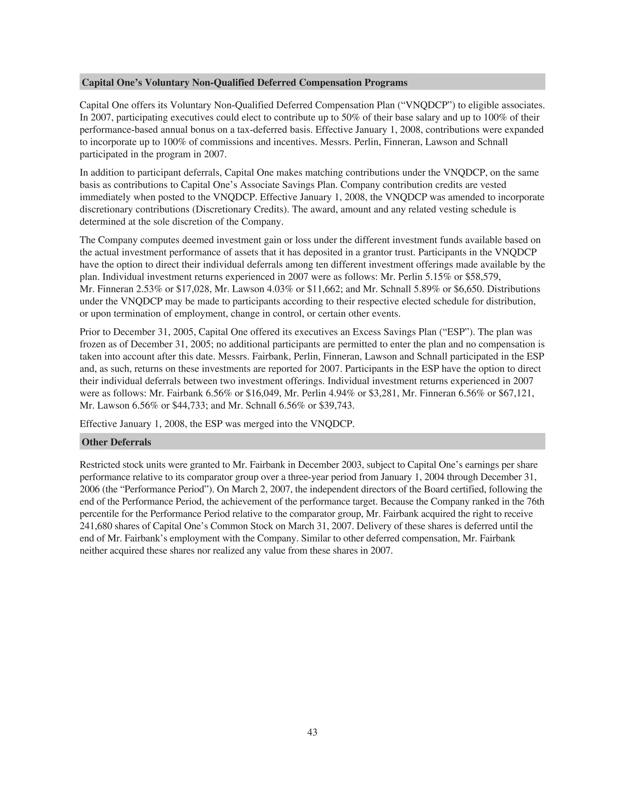 capital one 2008 Proxy Statement