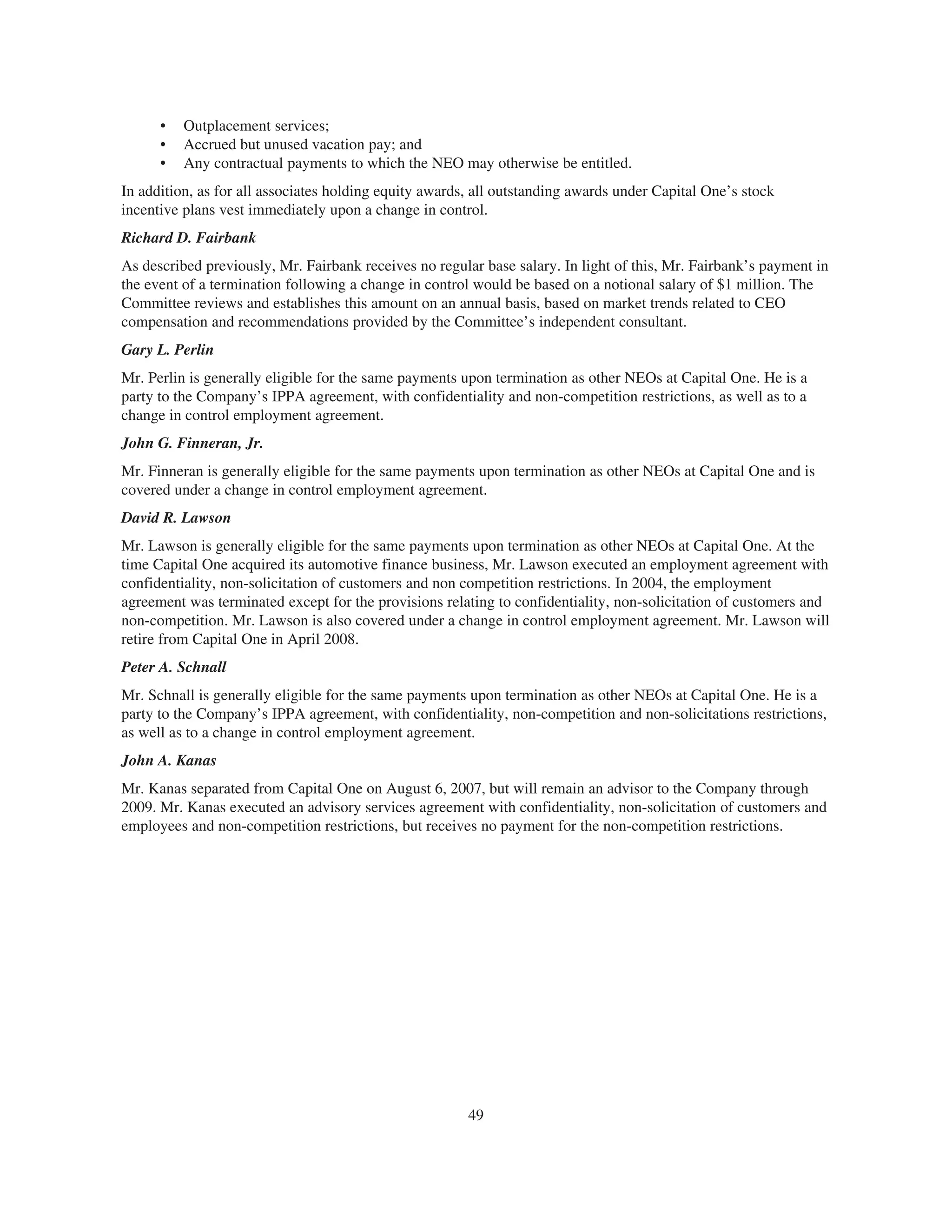 capital one 2008 Proxy Statement