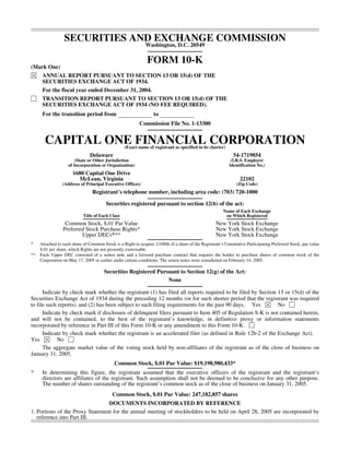 capital one  Annual Report2004