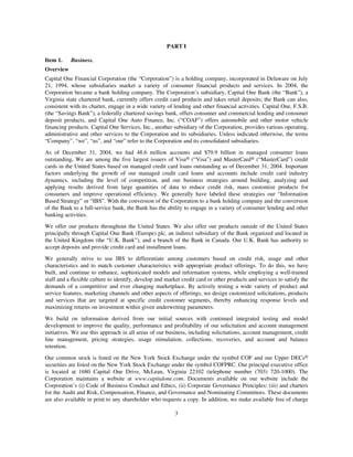 capital one  Annual Report2004