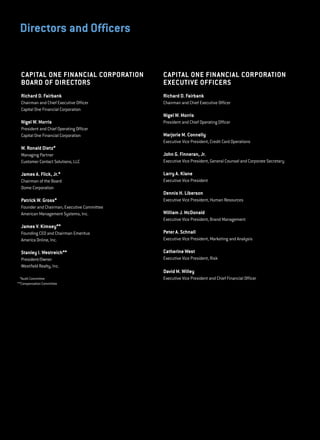 capital one  Annual Report2000