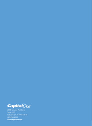 capital one  Annual Report2000