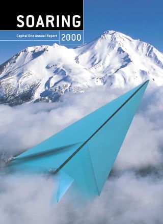 SOARING
                            2000
Capital One Annual Report
 