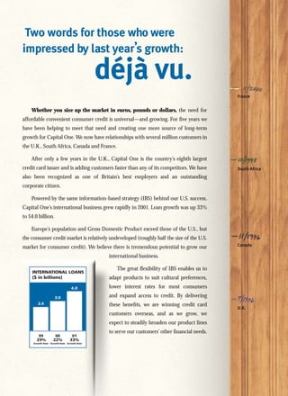 capital one  Annual Report2001