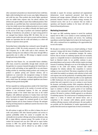 capital one  Annual Report2001