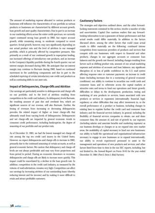 capital one  Annual Report2001