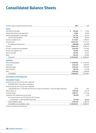 capital one  Annual Report2001