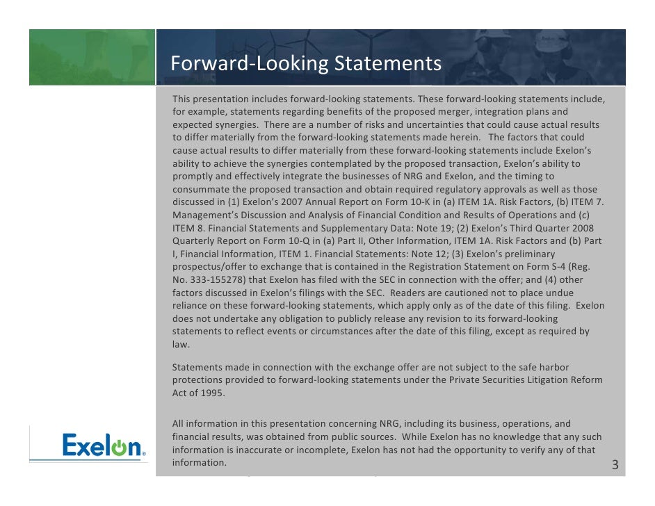 Exelon benefits