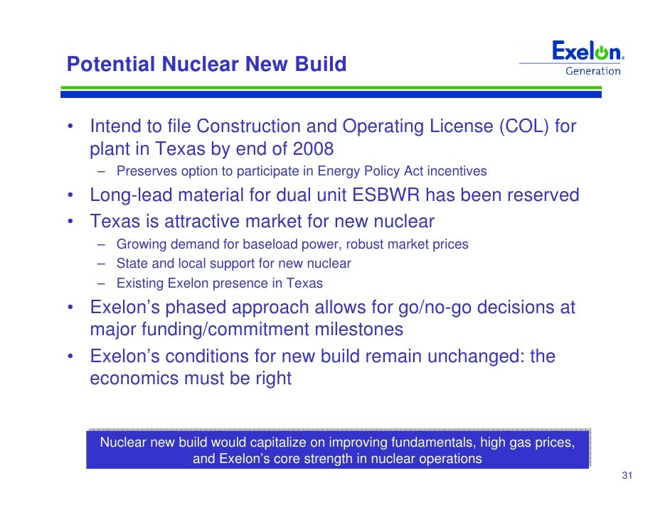 Exelon generation company llc