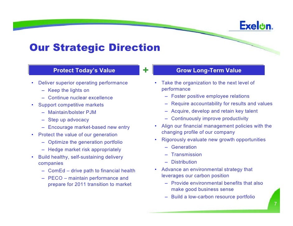 Exelon investor relations