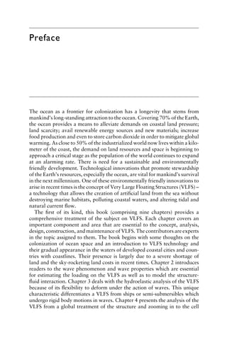 Very Large Floating Structures Spon Research 1st Edition C.M. Wang | PDF
