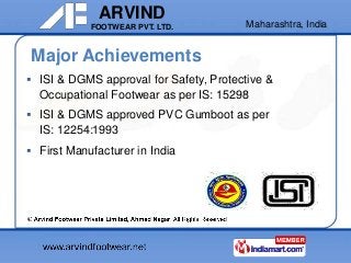 Industrial Safety Shoes by Arvind Footwear Private Limited, Ahmed Nagar, Ahmadnagar 