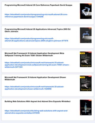 Microsoft Adonet Professional Projects Professional Projects 1st ...