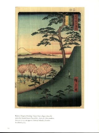 PLXfE i. LItagawa Hiroshige. Ori,inalFuji in Aleguro, from the
series One Hundred FRnaous Viens   oJ'Edo    856-58. Color woodcut,
                                            18
6hban, 36.2 X 23.7 cm approx. Courtesy Sotheby's, London
               2
See Takeuchi, p. 4.
 