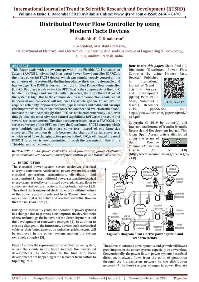 Distributed Power Flow Controller by using Modern Facts Devices PDF