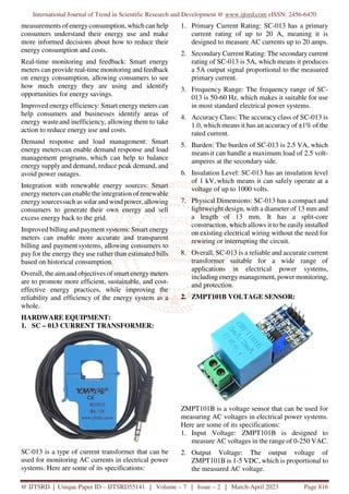 IoT Based Smart Energy Metering with Blynk Application | PDF