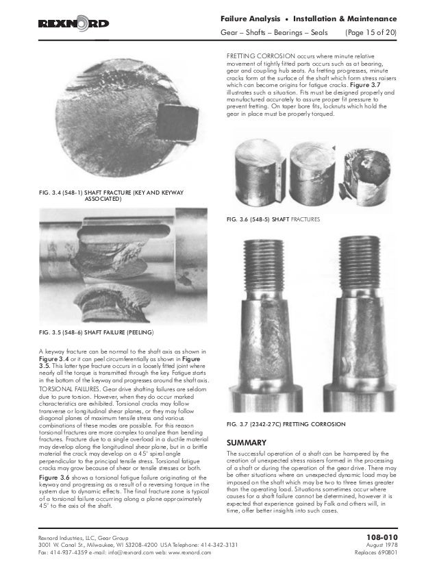 108 010 failureanalysisgears,shafts,bearings,sealsmaintenancem…