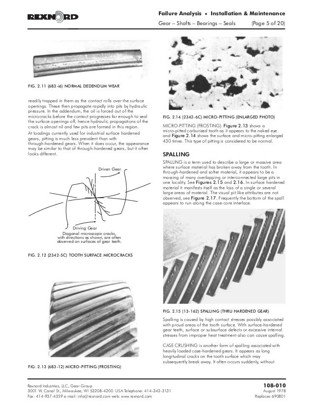 108 010 failureanalysisgears,shafts,bearings,sealsmaintenancem…