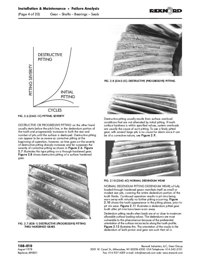 failureanalysisgears,shafts,bearings,sealsmaintenancemanual