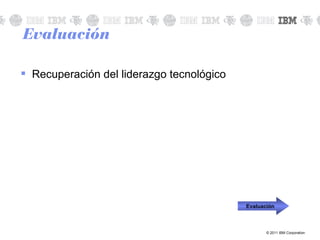 Evaluación Recuperación del liderazgo tecnológico   Evaluación 