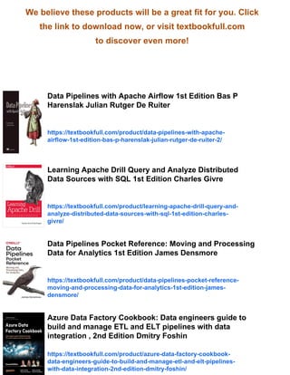 Data Pipelines with Apache Airflow 1st Edition Bas P Harenslak Julian ...