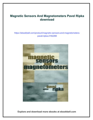Magnetic Sensors And Magnetometers Pavel Ripka | PDF
