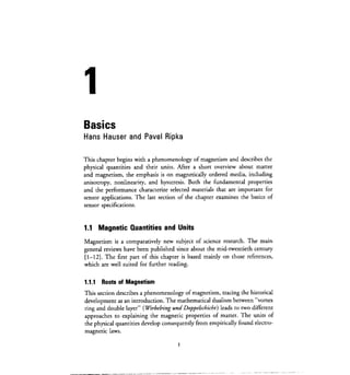 Magnetic Sensors And Magnetometers Pavel Ripka | PDF
