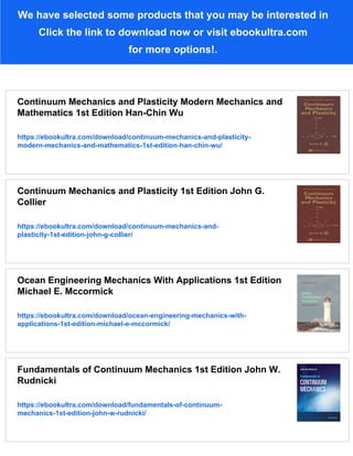 Generalized Continuum Mechanics and Engineering Applications 1st ...
