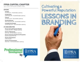 OFFICERS
President
Erica Villanueva – President@fpra-capital.org
President-Elect
Sandi Poreda, APR – PresidentElect@fpra-c...