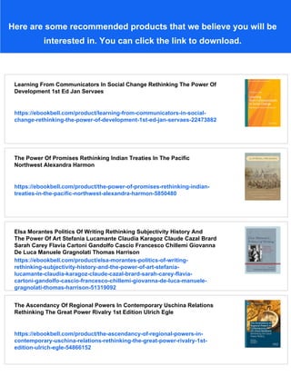 Rethinking The Power Of Maps 1st Edition Denis Wood Phd | PDF