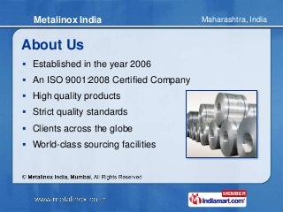 Nickel Products by Metalinox India  Mumbai Mumbai