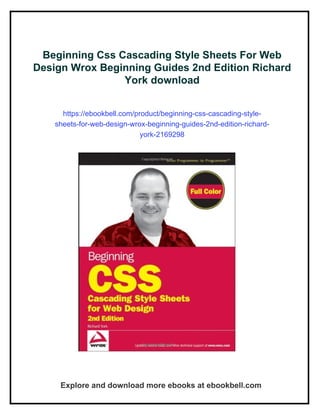 Beginning Css Cascading Style Sheets For Web Design Wrox Beginning ...