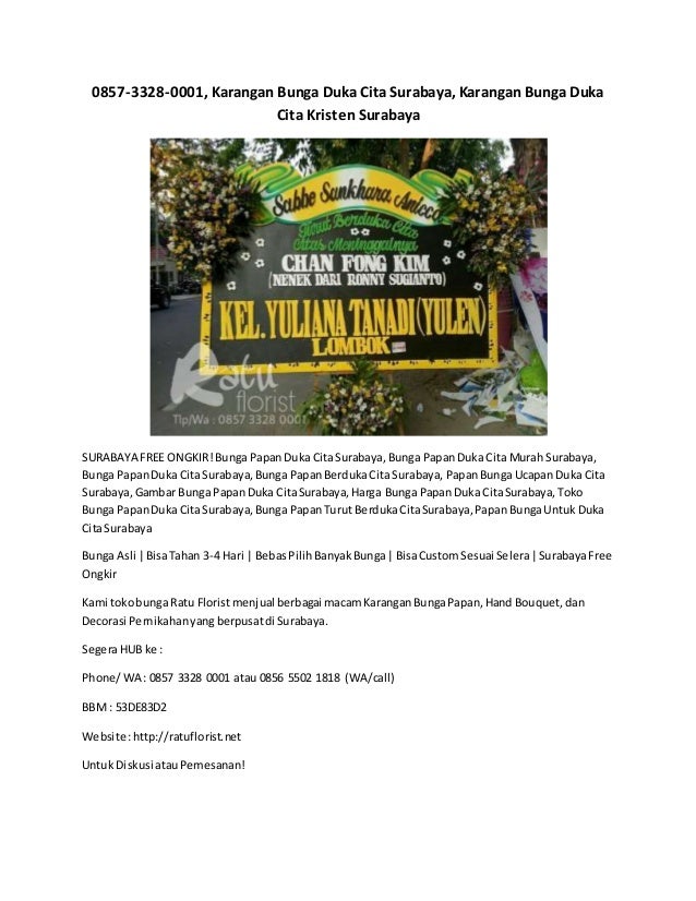 0857 3328 0001 Karangan Bunga Duka Cita Surabaya Karangan Bunga Duk