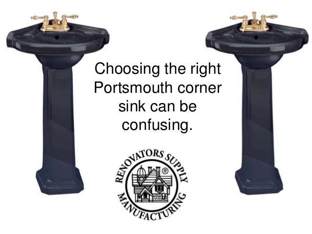 Portsmouth Corner Sink 10858 Renovator S Supply