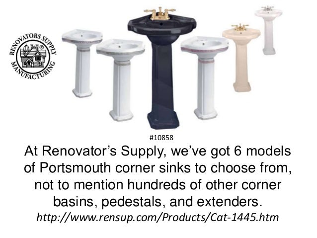 Portsmouth Corner Sink 10858 Renovator S Supply