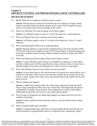 Programmable Systems Questions Automation Production Systems and Computer Integrated Manufacturing 4th ...