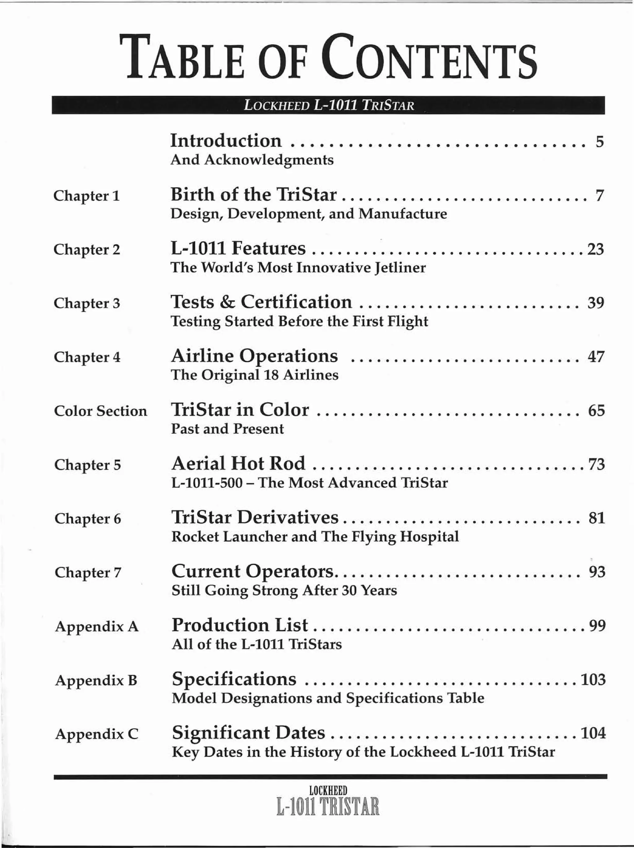 Lockheed L1011 Tristar Airlinertech Series Vol 8 1st Jim Upton | PDF