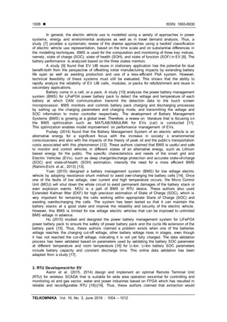 A Review of Hybrid Battery Management System (H-BMS) for EV | PDF