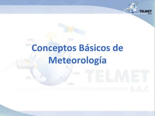 Conceptos Básicos de
Meteorología
 