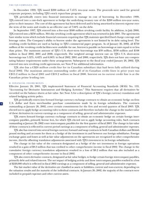 tjx Annual Reports2001