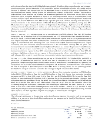 tjx Annual Reports2001